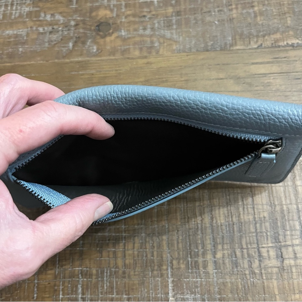 Lavemi RFID Blocking Ultra Slim Real Leather Credit Card Holder Clutch Wallet - Picture 5 of 7